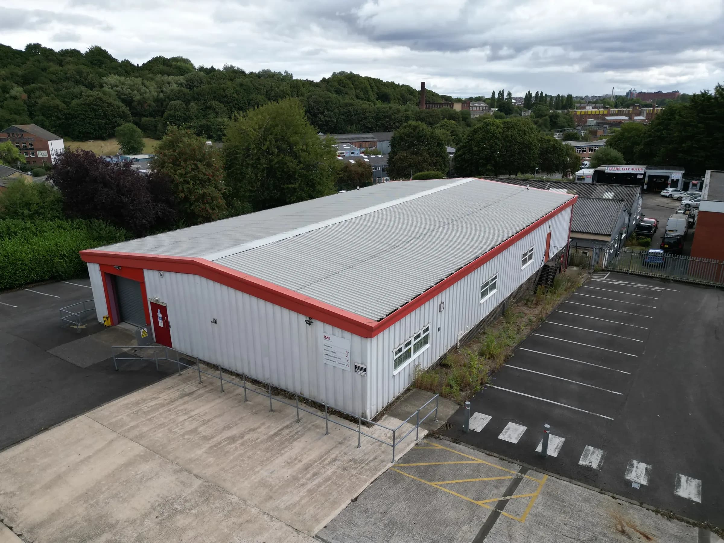 Aerial view of the property proposed as Al-Rahmah Masjid’s new home