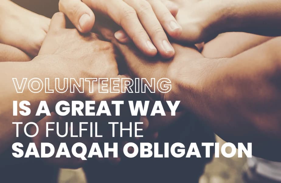 Hands joined together — volunteering is a great way to fulfil the sadaqah obligation